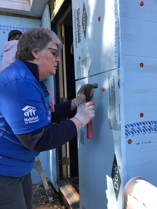 Diane Woman's Build Habitat for Humanity 2017